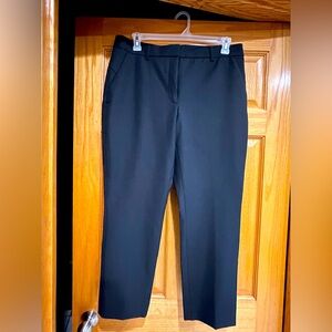 White House Black Market Women’s The Slim Ankle Black Stretch Pont Pants Size 14